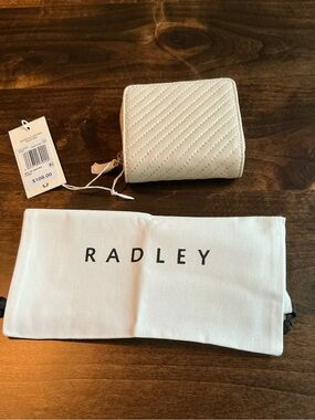Radley London Dukes Place Wallet Purse Salt quilt